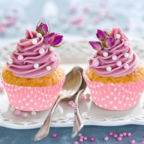 Cupcake Liners for Baking, 100PCS Non Stick Muffin Liners, Greaseproof Paper Baking Cups for Wedding Birthday Party