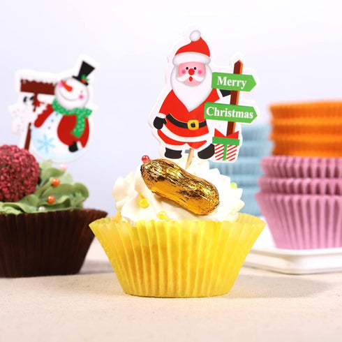 200pcs Standard Blue Cupcake Liners for Baking, Food-Grade Greaseproof Parchment Muffin Liners