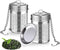 2 Pack Tea Infuser for Loose Tea, Extra Fine Mesh Strainers with Drip Trays, 304 Stainless Steel Tea Diffuser