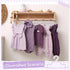 Hsei 60 Pack Closet, Pastel Color Kids Nursery Hangers Plastic Baby Hangers Heavy Duty Toddler Hanger for Pants, Coat