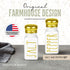 Luxury Gold Salt and Pepper Shakers Set by Brighter Barns, Modern Farmhouse Decor, Glass Shakers & Stainless Steel Lid
