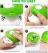 Honbay Mini Cute Table Dust Vacuum Cleaner - Mushroom Shaped Portable Corner Desk Sweeper (Green)