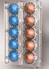 GALVANOX Magnetic Fridge Mount for Nespresso Vertuo Pods Holder - 10 Pod Capacity Clear Acrylic Storage and Display