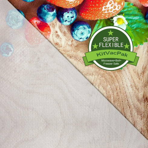 100 Pint 6X10 Vacuum Food Sealer Bags, BPA Free Heavy Duty, Commercial Grade Vacuum Sealer Freezer Bags