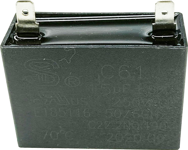 297286803 Refrigerator Run Capacitor for Frigidaire Electrolux, Replaces 218909915, 216985001, Profile Fridge Part