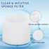 30 Pack Humidifier Replacement Filter for LEVOIT Dual150, Dual200S, Classic300(S), LV600S Series