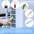 5 Pcs Air Conditioner Fin Cleaner Set, 3 Fin Combs, Condensers Fin Straighteners, and 2 Condenser Brushes