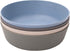 WeeSprout Bamboo Kids Bowls, Set of Four 15 oz Kid-Sized Dinnerware, Dishwasher Safe