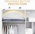 TAILI-LONG SIDE ZIP 10 Pack Vacuum Storage Bags, Extra Large Space Saver Bags (39x28 inches) for Closet Organization
