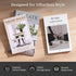 Set 3, Decorative Fake Books for Home Decor, Large Faux Coffee Table Book Boxes with Hidden Storage, of Cocoa