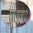 20PCS Prisms,55mm Clear Chandelier Icicle Crystal Chandelier Crystals Replacement,Crystals for Chandeliers with Hooks