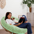 8 50"x50") HOMBYS Fluffy Shaggy Cover for Papasan Chair Cushion, Plush Faux Fur Slipcover ONLY, (Without Cushion)