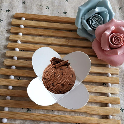 Chocolate Paper Candy Cups, 200pcs Truffle Wrappers, Cupcake Muffin Case Trays for Baby Showers, Bridal Shower, Wedding