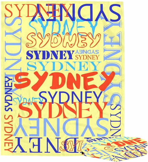 50x40inch D-Story Custom Blanket, Personalized Throw Blankets, Gift for Best Friend Word Art Names, Flannel Blanket