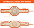 Silicone Bread Sling Oval and Round, Non-Stick Reusable Baking Mat for Dutch Oven with Long Handles (Orange)