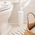 Sets Autumn Alley White Toilet Brush and Holder Bathroom Accessories, Bathroom Toilet Brush for Modern Bathroom Decor
