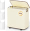LAMU 160L Laundry Basket with Wheels, Rolling Laundry hamper with Lid and
