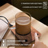 Coffee Mug Warmer for Desk, Electric Coffee Cup Warmer with 3-Temp Settings, Cup Warmer for Desk with Auto Shut Off After 4H Feature for Warming & Heating, Beverage, Milk, Tea, and Hot Chocolate