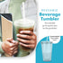 Simple Green Solutions Customizable Paper Insert Acrylic Double Wall Cup for Cold Drinks, 16oz