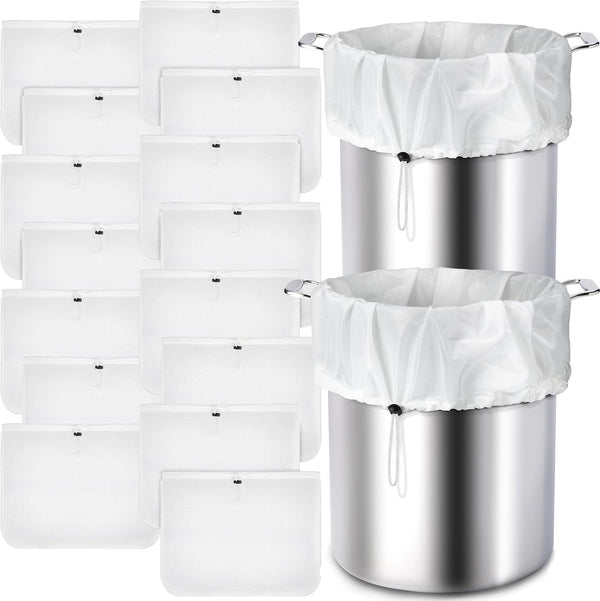 Chumia 15 Pack Brew Bags Reusable Extra Large 26 x 22'' Fine