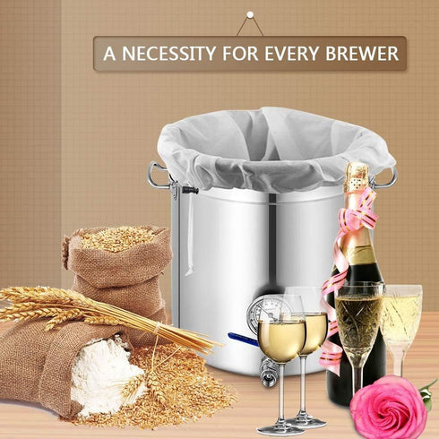 Brew Bag 2 Pack Extra Large Straining Bags | 26" x 22" Reusable Cold Brew Bags for Fruit Cider & Wine Press
