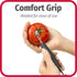 GoodCook Touch 2-in-1 Stainless Steel Melon Baller and Fruit and Veggie Corer Scoop, Silver/Black