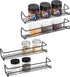 ROFAY Spice Rack Organiser, 4 Pack Wall Mounted Tier Shelf with Adhesive Sticker