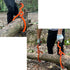 Wood Handle 2 Claw Skidding Tongs, Non-Slip Grip Tool for Log Lifting, Handling, Dragging & Carrying (12 in)