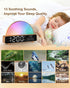 HAODINGMAI 30/60/90 13 Sunrise Alarm Clock Wake Up Light with Sunrise Simulation White Noise Machine Touch Control