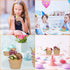 Hbaushun 26 Pack Set Frozen Summer Plastic Ice Cream Bowls with Spoons,Reusable Plastic ice Cream Cups,Cartoon Candy