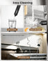 3 3 AMOSA Milk Frother Handheld with Stand, Rechargeable Frother with Speeds & Heads, Travel Frother with Case, Coffee