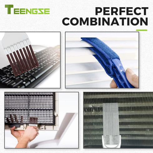 Air Conditioning Brush Tool, Window Blind Cleaner Duster Brush, Steel AC Evaporator Comb Tool