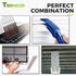 Air Conditioning Brush Tool, Window Blind Cleaner Duster Brush, Steel AC Evaporator Comb Tool