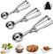 OTEHETOT Ice Cream Scoop, 3Pcs Cookie Scoop Set, Stainless Steel Cookie Scoops for