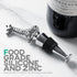 Homestia Giraffe Wine Stoppers - Stainless Steel Reusable Bottle Stopper with Silicone Seal