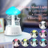 Diffuserlove Cloud Humidifier Rain Water Drip Diffuser Humidifier with Remote Waterfall Lamp Mushroom Humidifier Rain
