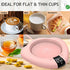 TRILINK Electric Coffee Mug Warmer, Portable Cup Heater for Desk, 3 Temperature Levels, Auto Shut Off, Pink