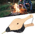 Wood Bellows Fire Fireplace Tools - Durable Solid Wood Blower for Outdoor Cooking and Barbecue