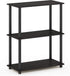 3-Tier Furinno TURN-N-TUBE Storage Shelves, Book Shelf, Corner Shelf, Toolless Open Shelves, for Organization