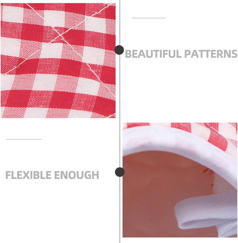 2Pcs Oven Mitts for Play Kitchen,Microwave Oven Gloves Toddler Oven Mitts Kitchen Mitts for Safe