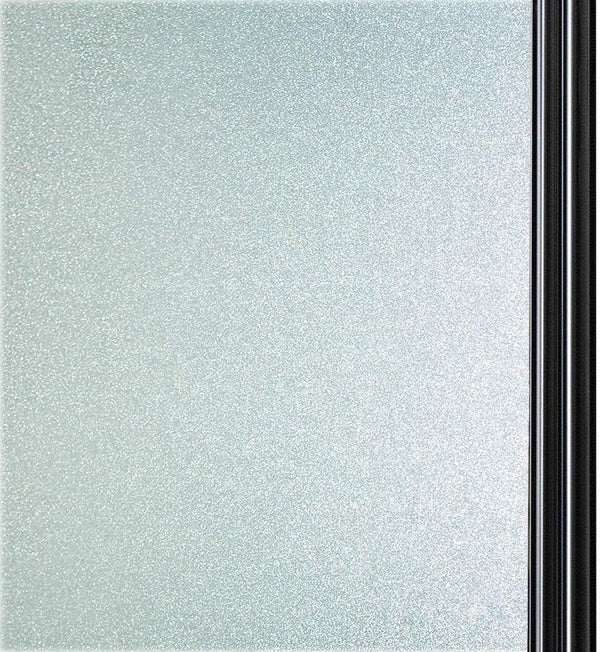 Qualsen Window Privacy Film - Frosted Glass Window Film Matte White Non-Adhesive Static Cling for Home Office
