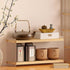 LiTY 2 Countertops, Coffee Station Organizer Tier Acrylic Home Storage Mugs Hooks for Kitchen Coffee Bars, for Placing