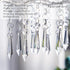 20pcs 55mm Chandelier Icicle Crystal Prism Suncatcher,Clear Chandelier Crystals Replacement,Crystals for Chandeliers