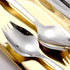 IQCWOOD 4-Pack Sporks, 18/10 Stainless Steel Forks, 7.4-Inch Long Handle Dessert Ice Cream Salad Flatware Set