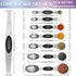 Magnetic Measuring Spoons Set of 8 with Leveler, Stainless Steel Metal Measuring Spoon for Dry and Liquid Ingredients