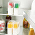 PARBEE 2 Pack Sliced Cheese Container for Fridge, Airtight Clear Deli Cheese Slices Holder