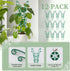 12 Pack Stackable Plant Trellis for Potted Plants, Garden Trellis Supports Peas, Ivy & Flowering Vines, Plastic