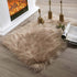 Ashler Faux Fur Rug, Fluffy Shaggy Area Rug, Ultra Soft 2 x 2.9 Feet Rectangle Beige Fuzzy Rug, Machine Washable Shag