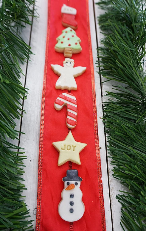 R&M International Mini Christmas Cookie Cutters, 6-Piece Set: Snowman, Stocking, Star, Candy Cane, Tree, Angel