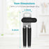 Ultrean Manual Can Opener, Heavy Duty Stainless Steel with Soft Touch Handle, Rust Proof (Black)